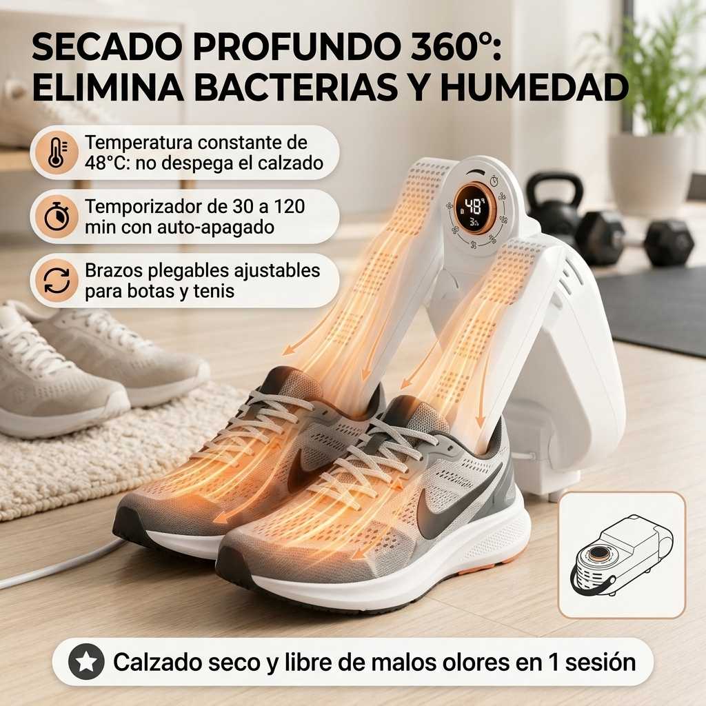 Secador de Zapatos + Crema Limpiadora