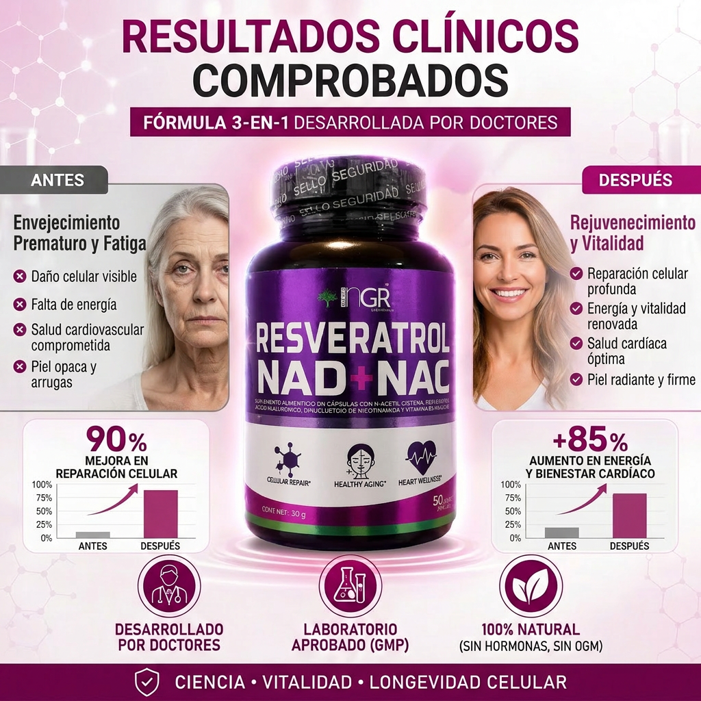 Combo Mente y Longevidad (Resveratrol + NeuraZenx + Brain)