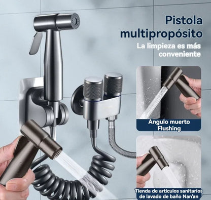 juego de pistola rociadora para inodoro