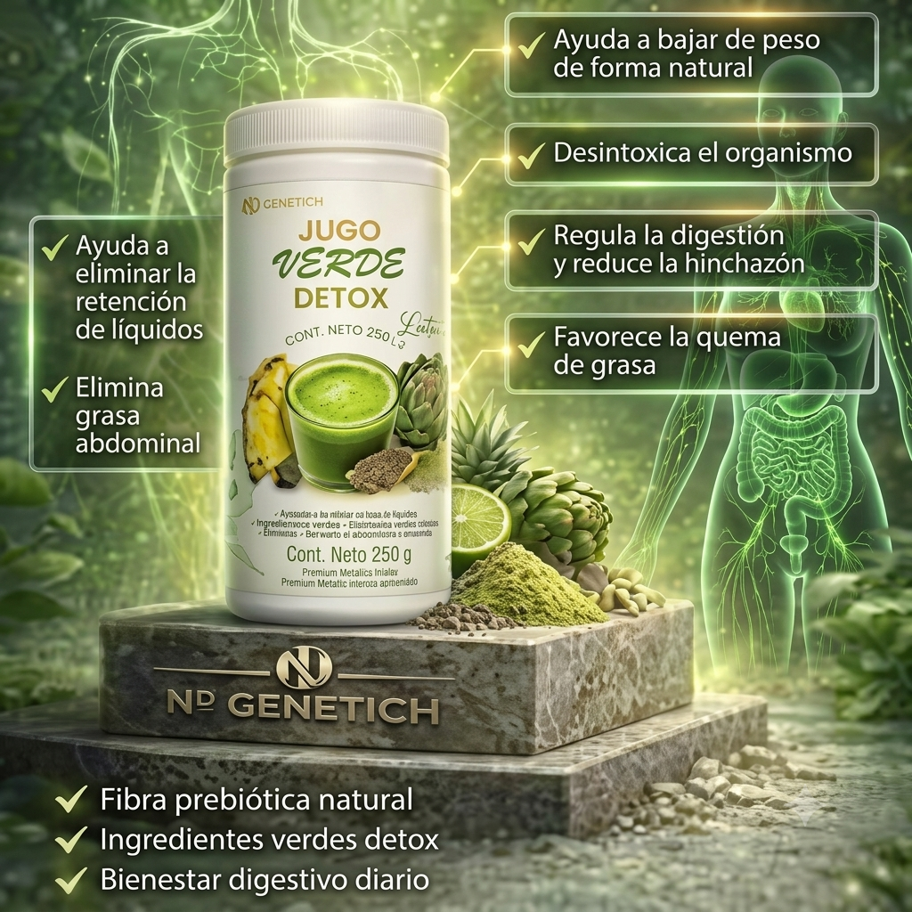 Omega 3+ Jugo Verde Desintoxicante Natural 100% ORIGINAL