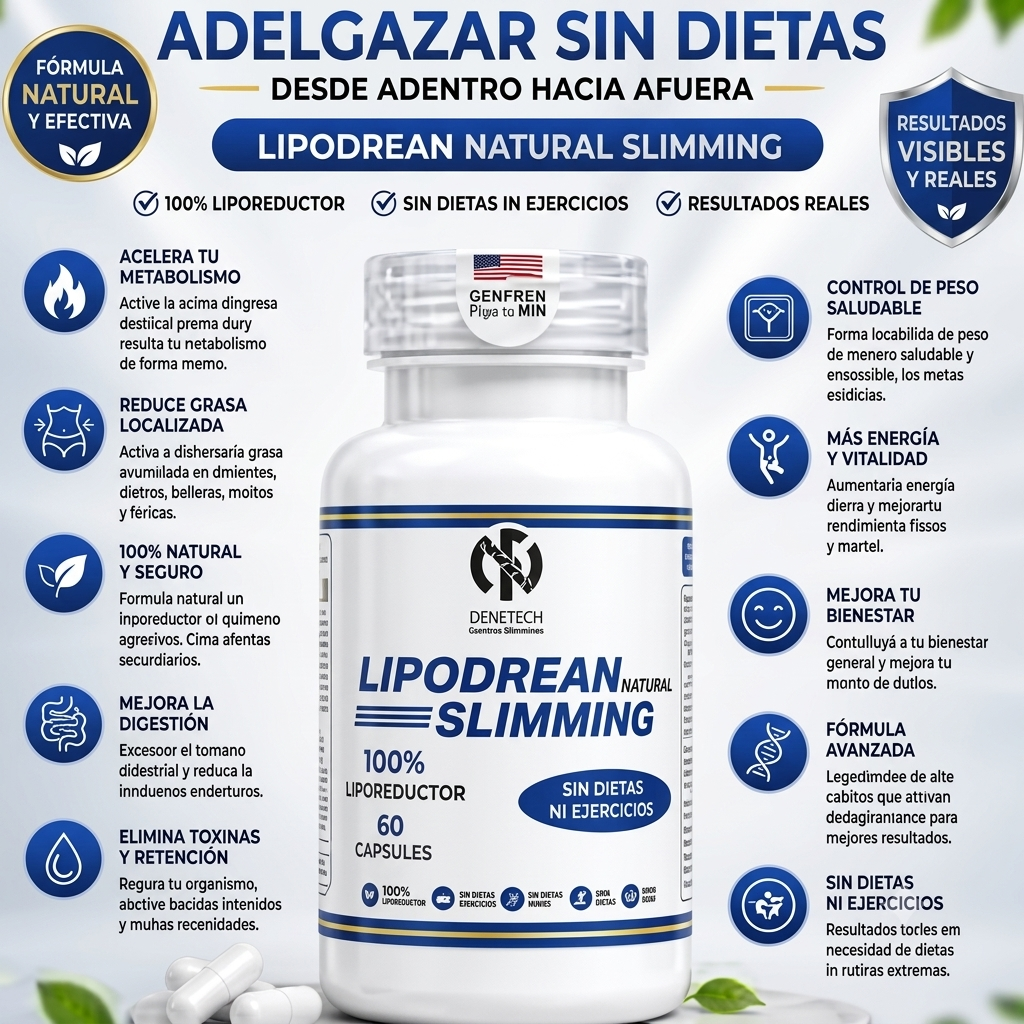 Omega 3+ Adelgazante natural LIPODREAN 100% ORIGINAL