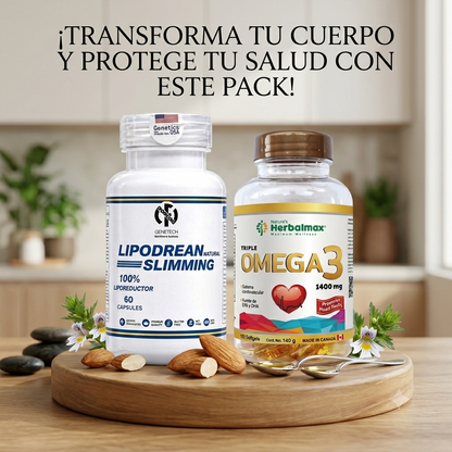 Omega 3+ Adelgazante natural LIPODREAN 100% ORIGINAL
