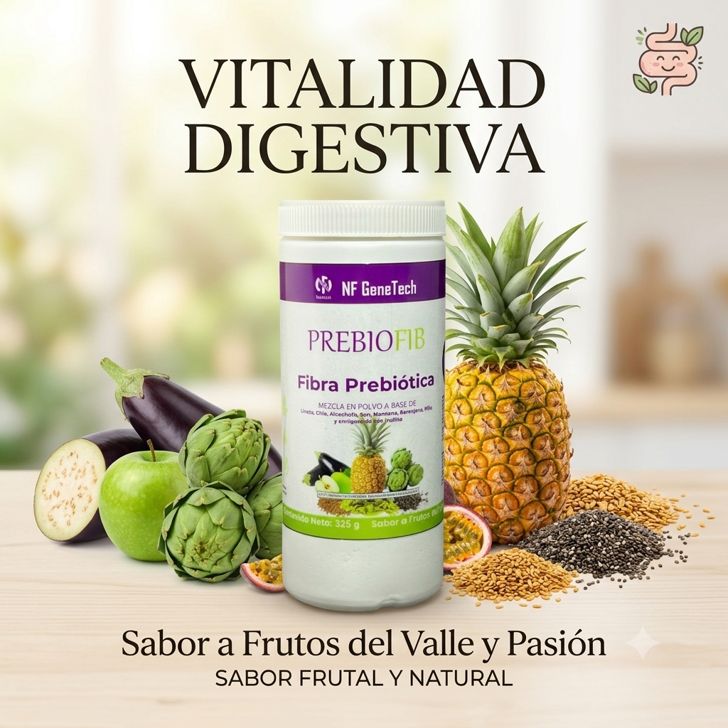 FIBRA PREBIOTICA DIGESTION 15 DIAS 100% ORIGINAL